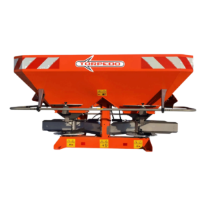 Abonadora suspendida FRT‑T de doble disco Tolva rectangular